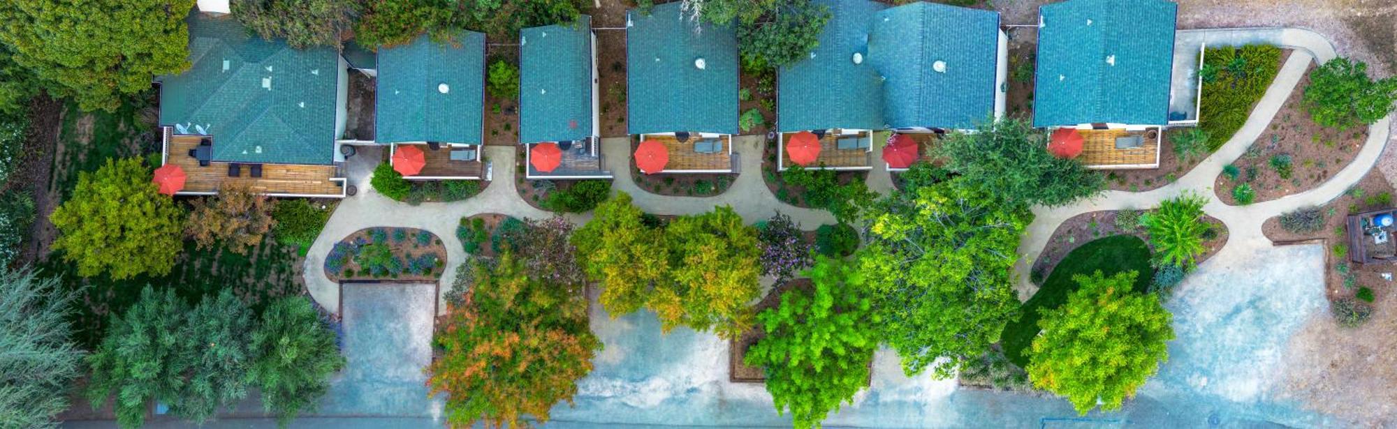 קליסטוגה Aurora Park Cottages מראה חיצוני תמונה